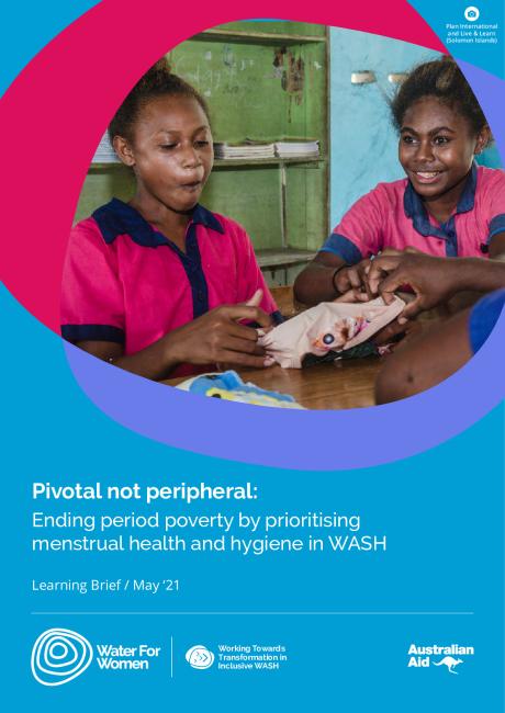 Pivotal not periphereal - Ending period poverty by prioritising mentrual health and hygiene in WASH.pdf