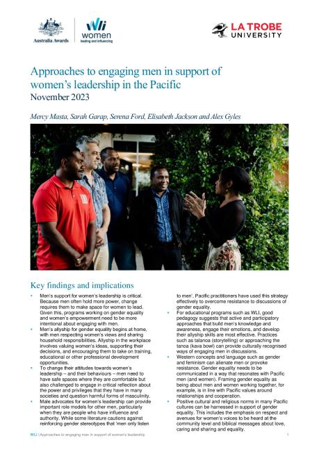 Approaches to engaging men in support of women’s leadership in the Pacific November 2023.pdf