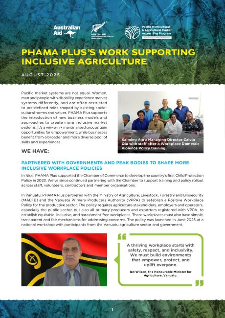 Fact Sheet PHAMA Plus’s Work Supporting Inclusive Agriculture.pdf